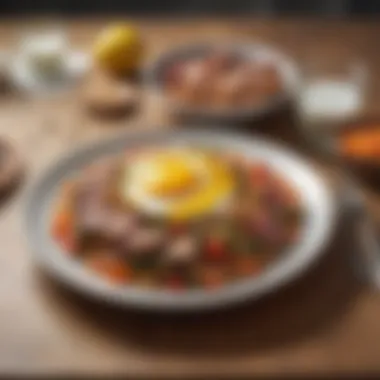 Creating a Balanced Low Sodium Meal Balanced meal plate emphasizing low sodium options