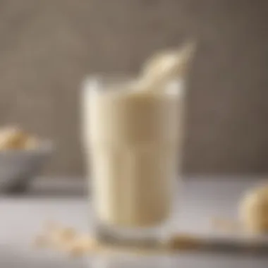 Creamy Buttermilk and Its Lactose Content A glass of buttermilk with a creamy texture