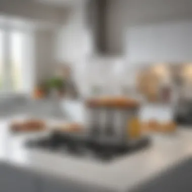 Oxo containers displayed in a modern kitchen environment, highlighting their functionality.