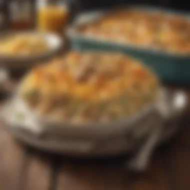 Classic Tuna Casserole Recipes A vintage recipe book opened to a page featuring classic tuna casserole recipes