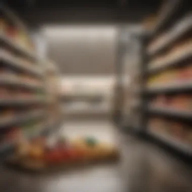 A modern online grocery interface showcasing gourmet products