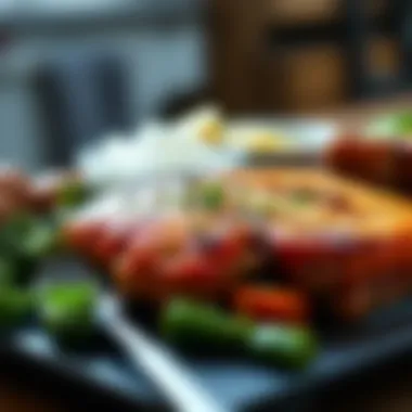 Healthy meal prep using pork chops