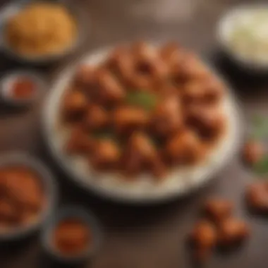 Historical Context of General Tso Chicken A historical representation showcasing the origins of General Tso Chicken.