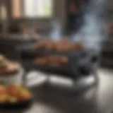 Sleek design of the Tru Smokeless Grill
