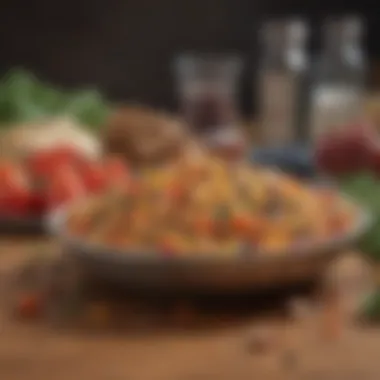 Unique Ingredients in Zimmerman Cuisine A close-up of unique ingredients used in Zimmerman cuisine