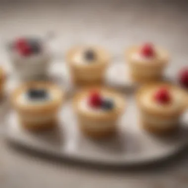 Desserts Elegantly Served in Mini Ramekins Elegant presentation of desserts in mini ramekins