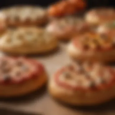 Historical representation of pizza bread