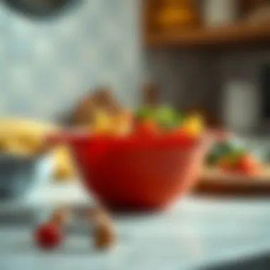 Variety of culinary applications showcasing the versatility of the Tupperware strainer