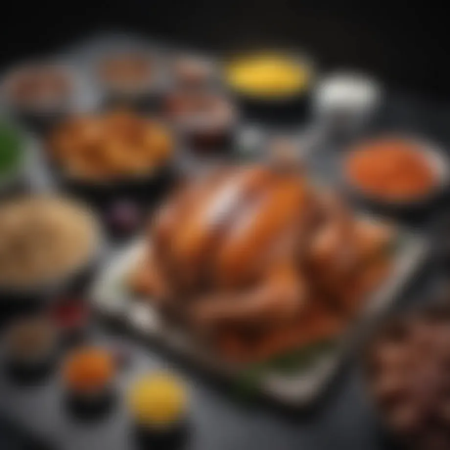 Components of the Tyson Roast Kit laid out on a countertop