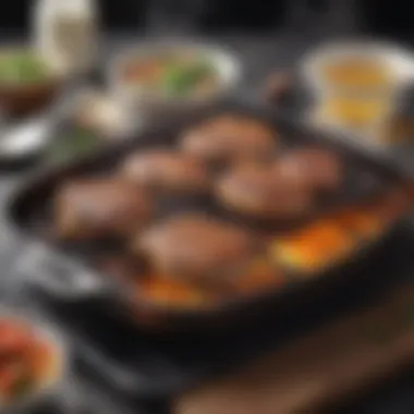 Innovative recipes prepared using a grill pan