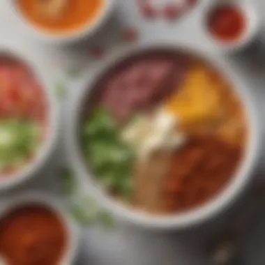 Creative Sauces and Toppings for Flavor Beautifully plated vegan bowl with unique sauces and toppings
