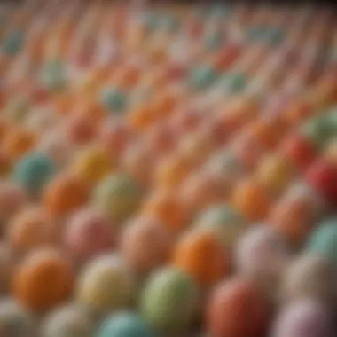 Creative Display of Plastic Decorating Eggs Creative display of plastic decorating eggs arranged for a festive occasion