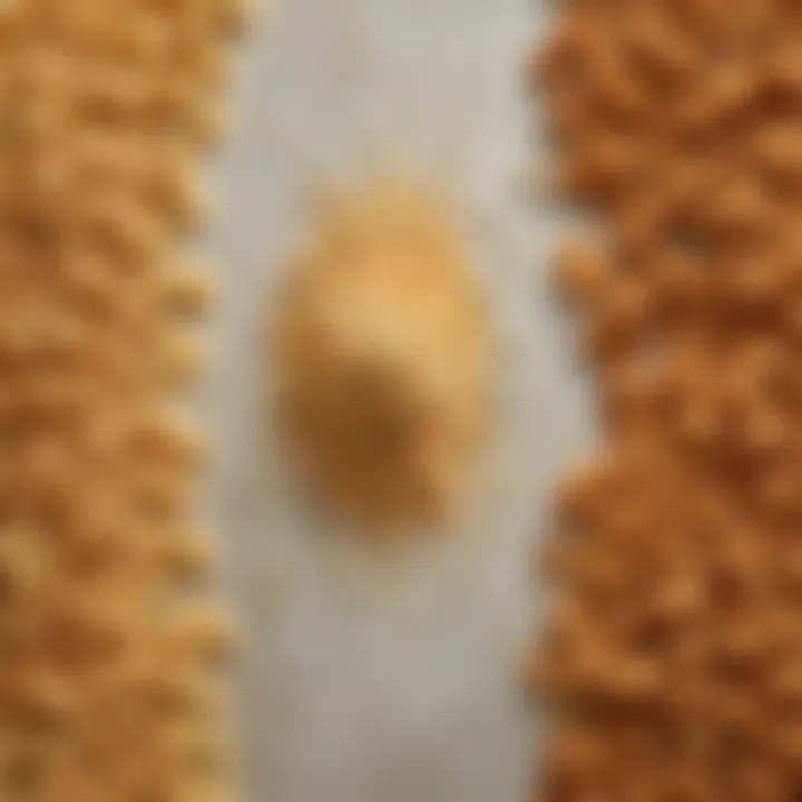 A comparison illustration between Whole Foods Panko and traditional breadcrumbs.