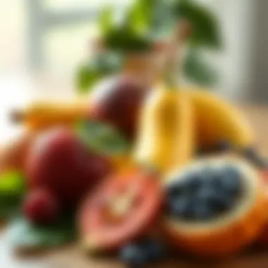 Fresh fruits known for their natural laxative effects