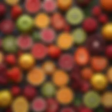 Delicious and Nutritious Fruit Selection An assortment of colorful fruits