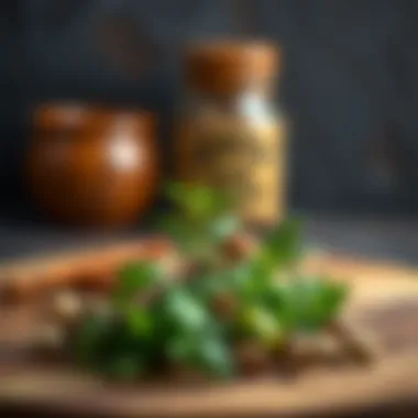 Creative Use of Herbs and Spices Creative use of herbs and spices for flavor enhancement.