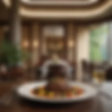 Exquisite Dining Experience at Hotel Borobudur Exquisite dining setup at Hotel Borobudur Jakarta's restaurant