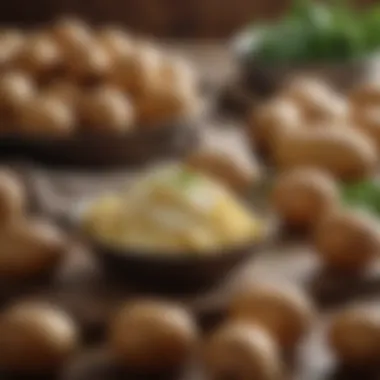 Choosing the Right Potatoes Selection of potatoes for perfect mashed potatoes