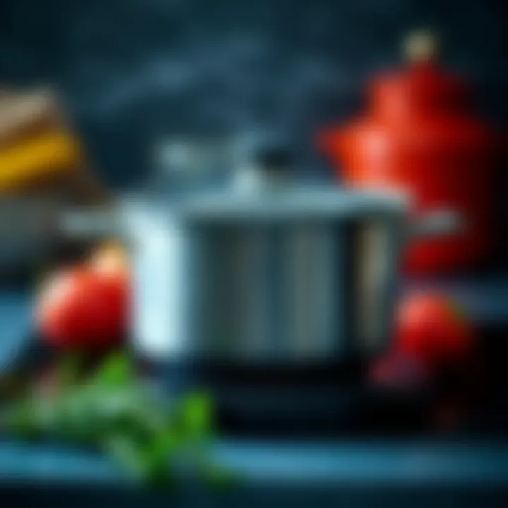 Well-maintained induction sauce pot emphasizing care tips