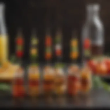 Chic Cocktail Skewers with Fresh Ingredients Chic cocktail skewers featuring fresh ingredients