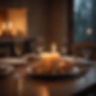 Candlelit Ambiance for Intimacy Candlelit ambiance for an intimate dining experience