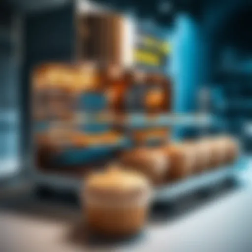 Advanced Cupcake Baking Technology A state-of-the-art cupcake baking machine showcasing its advanced features