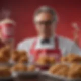 A historical depiction of the KFC brand evolution