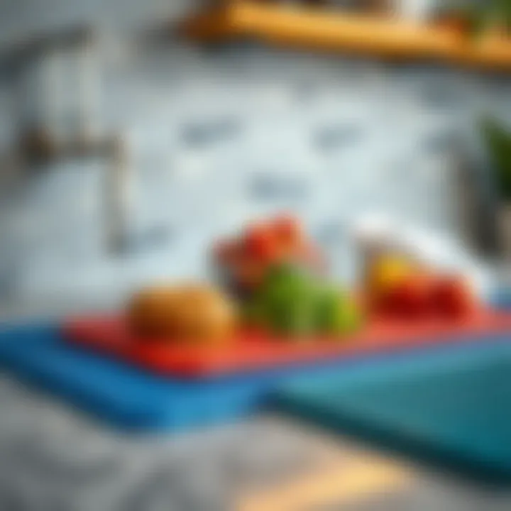 Variety of gel mats on different surfaces