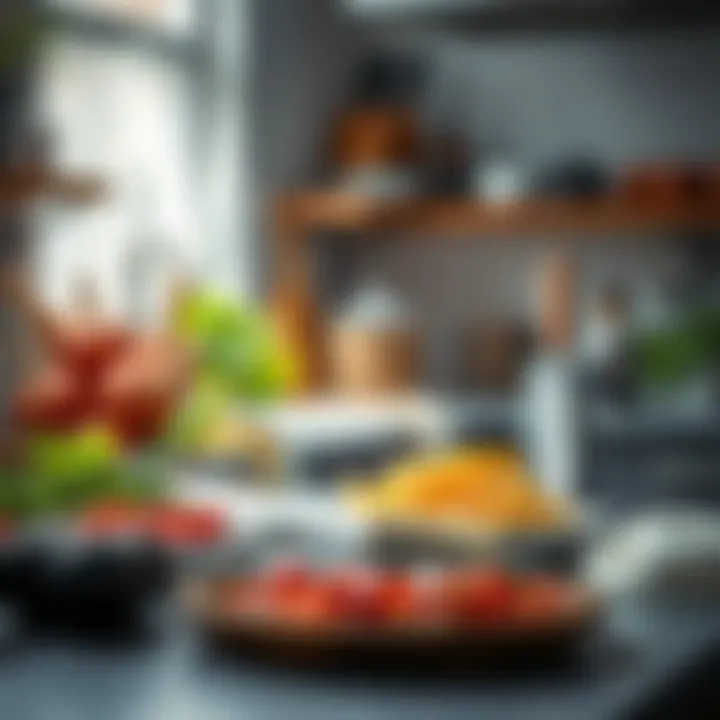 A beautifully arranged kitchen scene highlighting the importance of knife maintenance