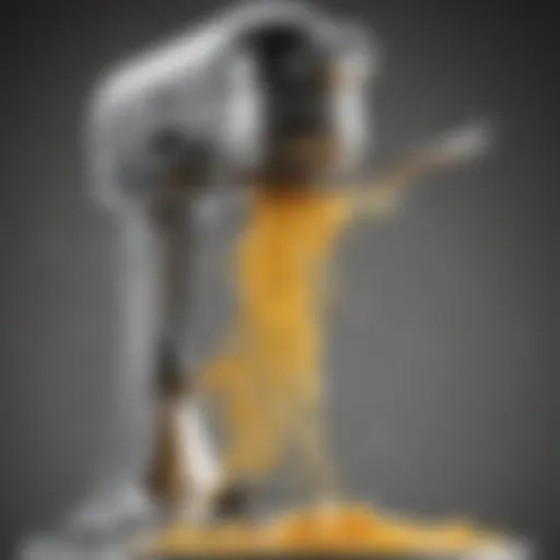 Close-up of KitchenAid pasta attachment