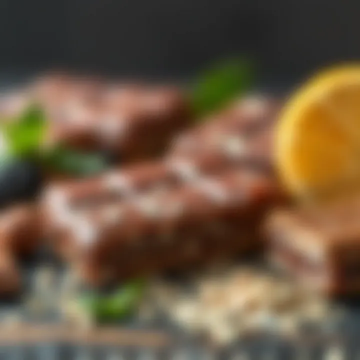 Natural Ingredients in Low-Carb Candy Bars Ingredients list showcasing natural components