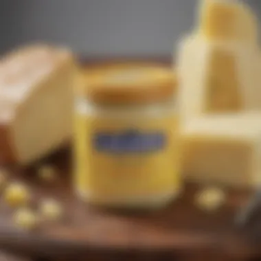 The Distinctive Appearance of Lucerne Butter Lucerne butter showcasing its vibrant color and texture