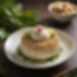 A beautifully plated dish of Kalua and Cream showcasing rich textures and flavors