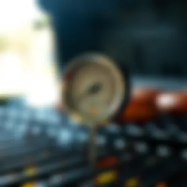 Optimal Cooking Temperature with Grill Thermometer A grill thermometer ensuring optimal cooking temperature