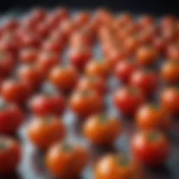 Vibrant selection of ripe tomatoes