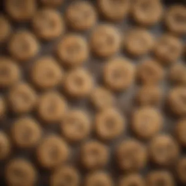 Deliciously Baked Cookie Creations A beautifully arranged tray of freshly baked cookies showcasing different designs.