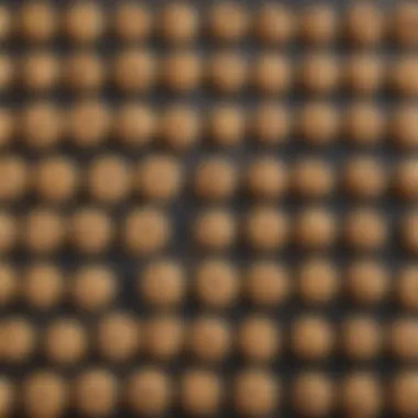 Exploring Dough Textures A close-up view of various cookie dough textures in separate bowls.