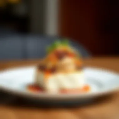 A beautifully plated simple yet delicious dish