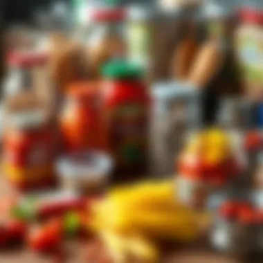 A selection of versatile pantry staples