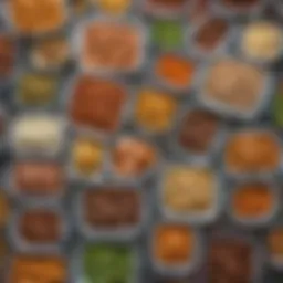 Nutritional breakdown of frozen meals