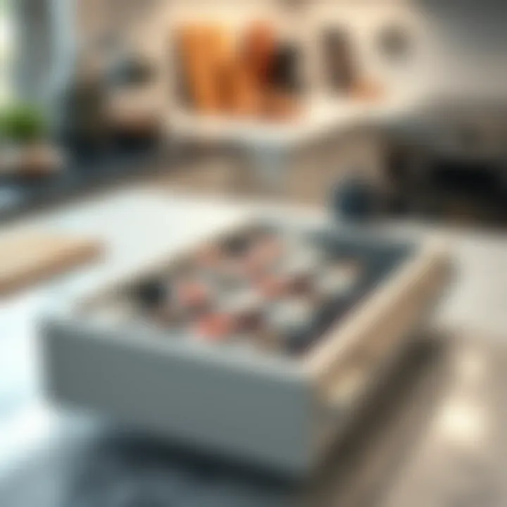 Compact Design for Efficient Space Utilization Compact Nespresso capsule drawer suitable for small kitchen spaces