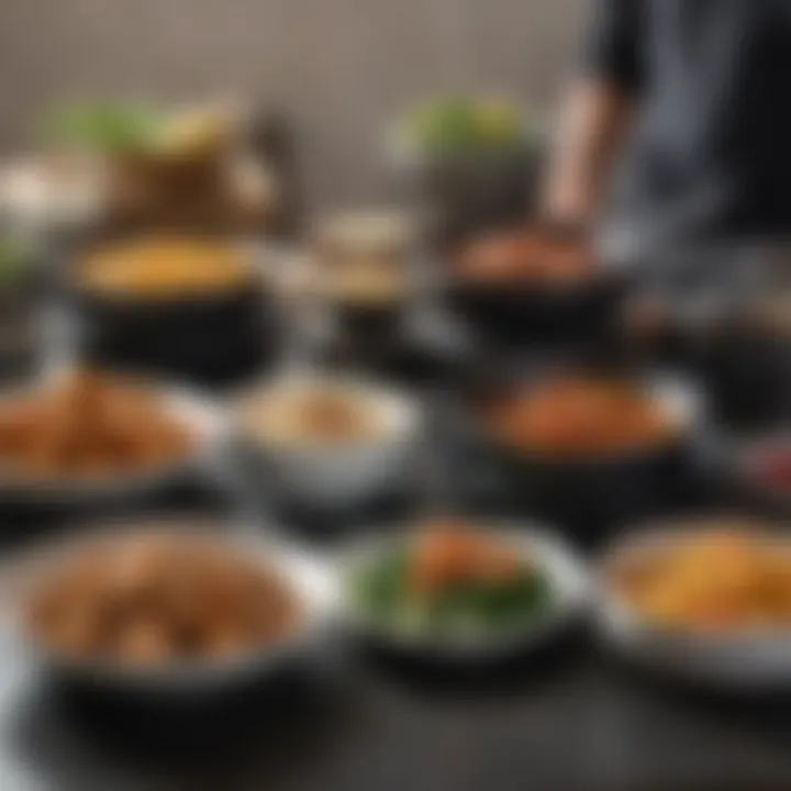 A variety of dishes made using the Ninja Foodi
