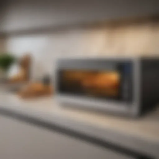 Modern countertop oven with sleek design