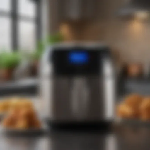 Showcasing the sleek design of the Power XL Air Fryer