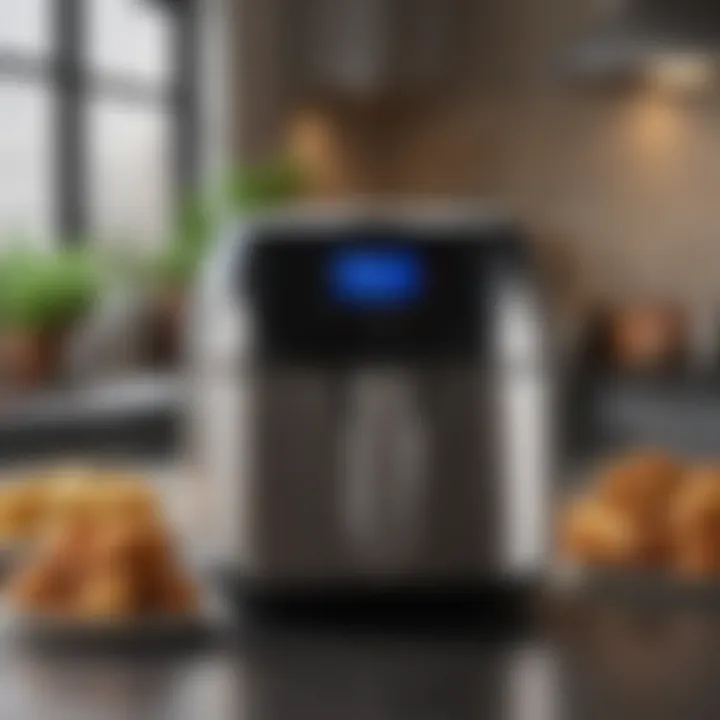 Showcasing the sleek design of the Power XL Air Fryer