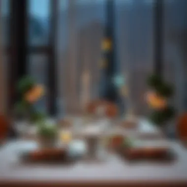 Elevate Your Dining Experience Elegant dining table set for a special occasion
