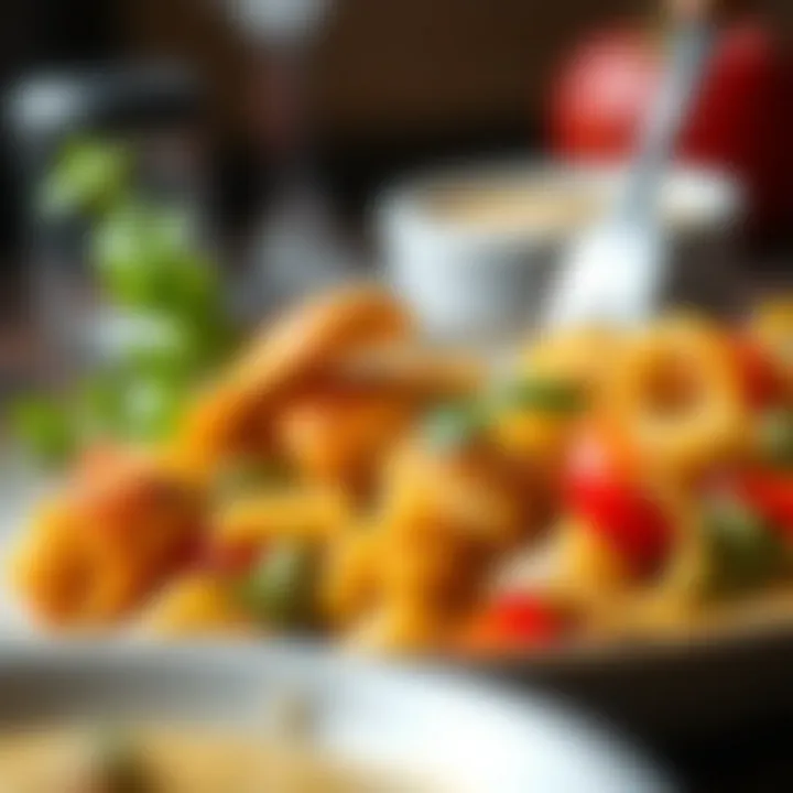 Savor Seasonal Delights Wisely Close-up of a gourmet dish featuring seasonal ingredients