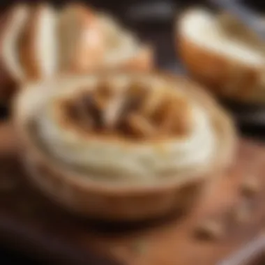 Roasted Garlic Spread Roasted garlic spread on artisan bread