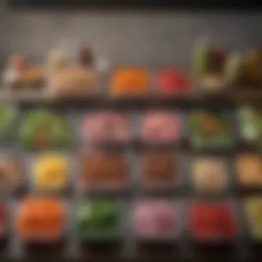 Strategic Meal Prep for Healthier Choices A well-organized meal prep station