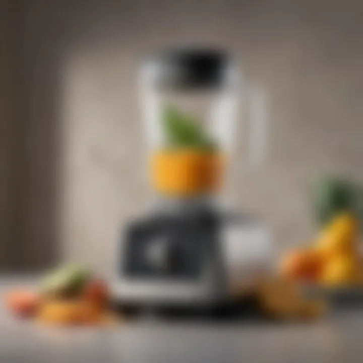 High-performance blender with a sleek design